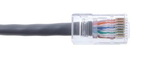 LAN UTP SIEŤOVÝ KÁBEL, SKÚTENÝ PÁR kat. 5E ETHERNET 2m