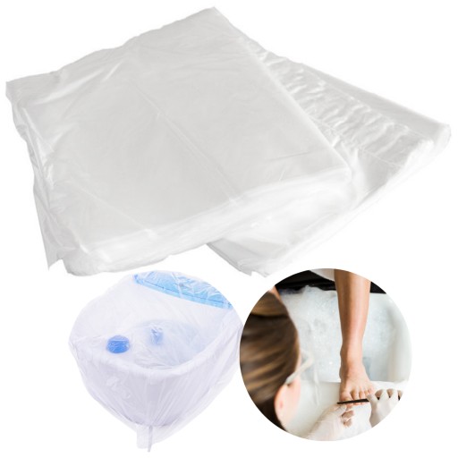 Plastové vrecká na pedikúru tašku HDPE 50x50 - 50 ks