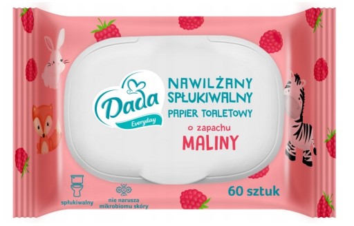 Dada vlhčený voňavý papier 60 ks.