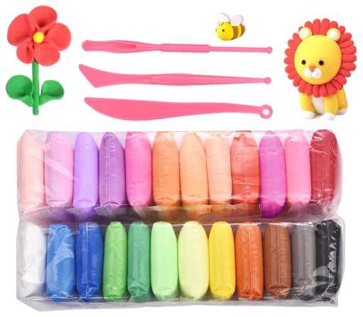 MAGICAL PLASTICINE HROMADNÁ SENSOPLASTIKA HLINA 24 ks
