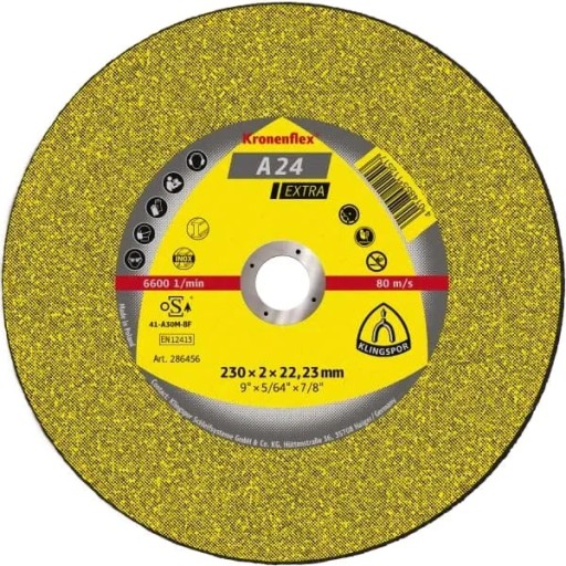 Klingspor rezný kotúč A24 Extra Kronenflex 125x3,2x22,23mm 209016