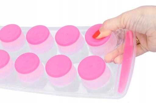 NÁDOBKA NA ĽADOVÉ KOCKY, forma na kocky, flexibilné dno, jednoduché vyberanie