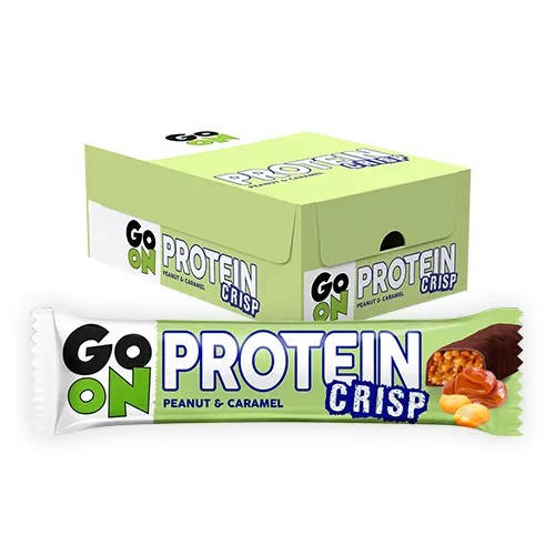 Proteínová tyčinka Sante Orech a karamel Go On Crisp