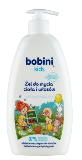 Bobini umývací gél na telo a vlasy 500 ml
