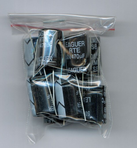 470uF 50V NÍZKY ESR 470 µF 50 V (10 KS) ELEKTROLYTICKÝ KONDENZÁTOR