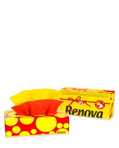 Utierky Renova, červené a žlté, 80 ks