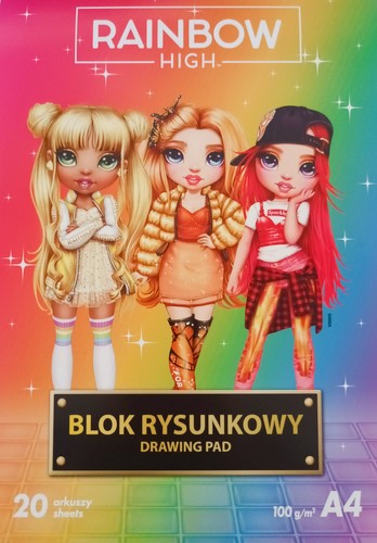 DÚHOVÝ VYSOKÝ BLOK A4 20 biely