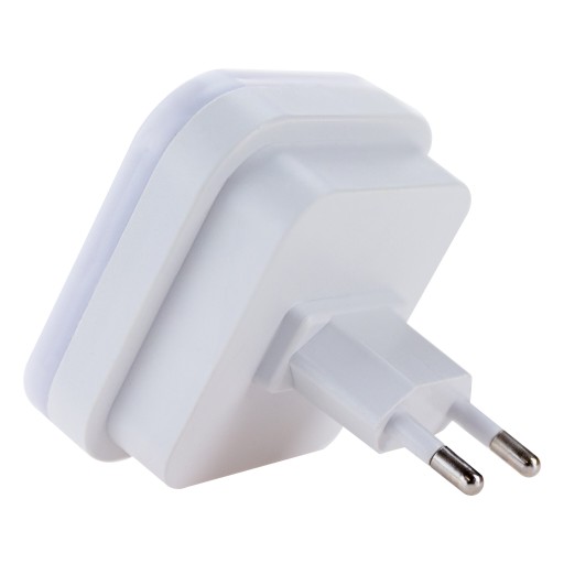 KONTAKTNÁ LED NOČNÁ LAMPA KONTAKT SAFE SQUARE + SNÍMAČ SÚMRAK 1W