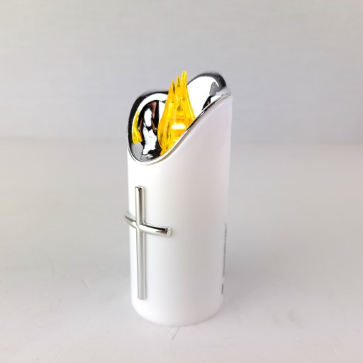 VEĽKÁ LED VLOŽKA DO SVIEČKY NA NAPÁJANIE BATÉRIOU 12,5cm PRE GRANES VLOŽKY DO SVIEČKY