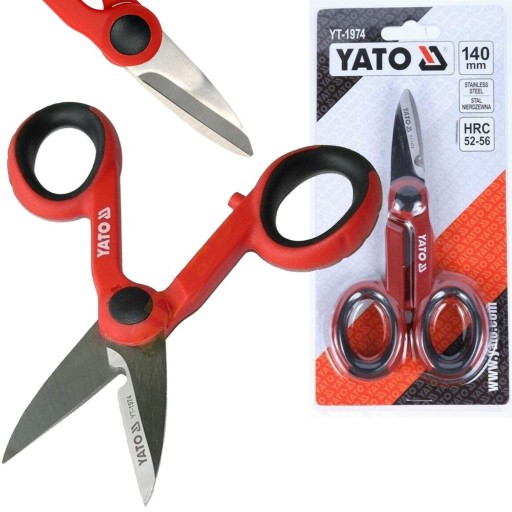 NOŽNICE YATO PRE ELEKTRIKÁROV 140MM