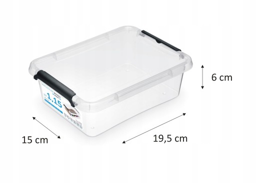ORGANIZÁTOR KRABIČKA S VEKOM 1,15L