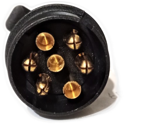 ZÁSTRČKA NA PRÍves na odťahové vozidlo 12V, plast, 7 PIN