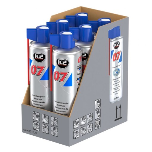 K2 07 VIACÚČELOVÝ Odstraňovač hrdze 500ml