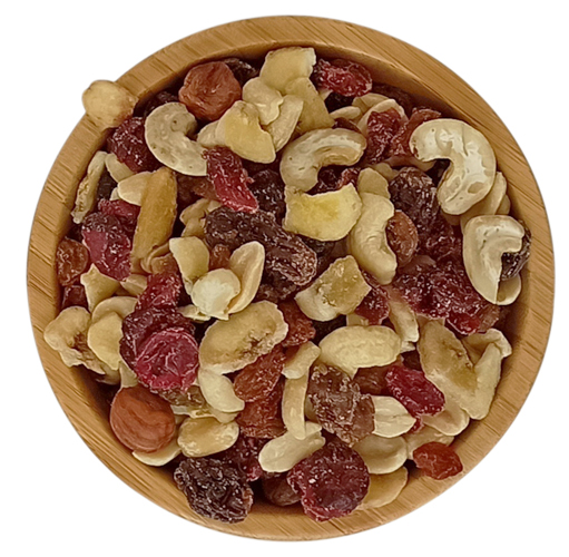 Sušené ovocie a orechy MIX - MIX sušeného ovocia a orechov - 500g - MIGOgroup