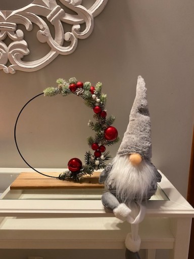 KOVOVÝ RÁF KOLESA PRÍvesok lapač snov 25 CM ZLATÝ VIANOČNÝ KRÉM DIY