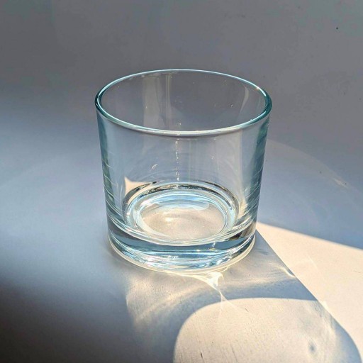 Sklenená nádoba na liate sviečky, 320 ml