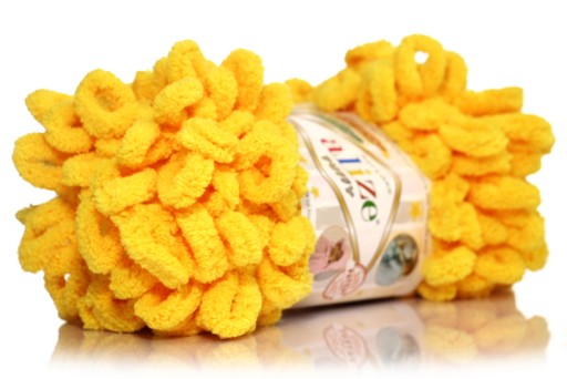 PRIADZA ALIZE PUFFY - Č. 216 ŽLTÁ