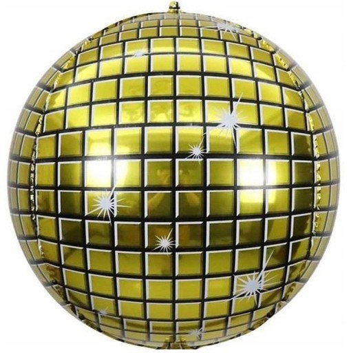 Fóliový balónik DISCO GALE 3D DEKORÁCIA narodeninová oslava VEĽKÝ 55cm