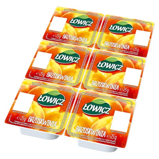 Łowicz Ovocný výrobok broskyňa 6 x 25 g