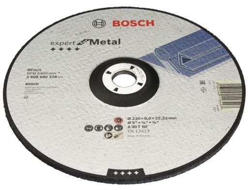 KORUNDOVÝ KOTOUČ NA KOVOVÚ OCEL 230/6,0mm BOSCH
