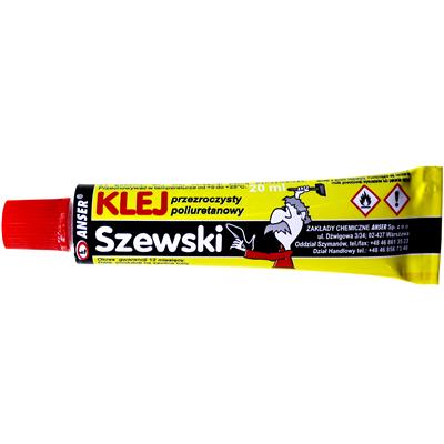 Transparentné obuvnícke lepidlo, tuba 20 ml