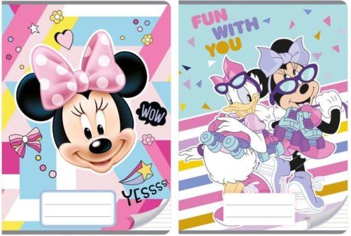 TROJRIADKOVÁ KNIHA ROZPRÁVKA 16k A5 DISNEY MINNIE