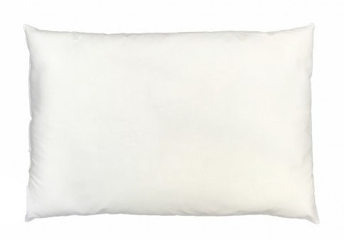 LaMinia Vankúš do postieľky 50x60 biela bavlna - stredná hrúbka