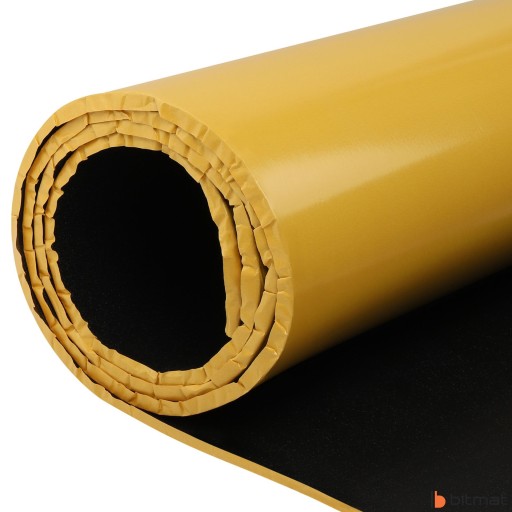 ZVUKOVÁ PENOVÁ PODLOŽKA PRE MASKY 15 mm 25x100 cm WAW s čiernym kotúčom filtra