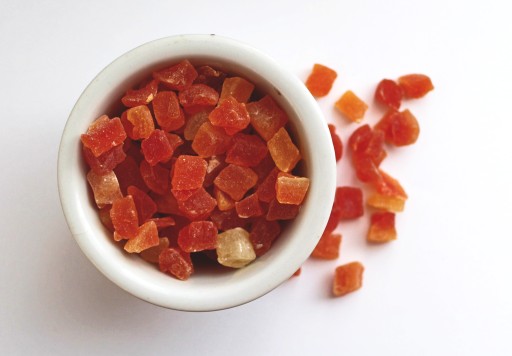 KANDIDOVANÁ PAPAYA KOCKA 100G PRÍCHUŤ