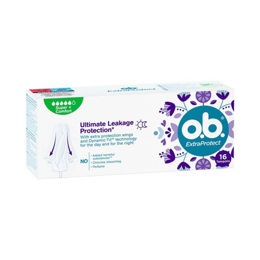 O.B. Tampóny Extra Protect Super Plus 16 ks.