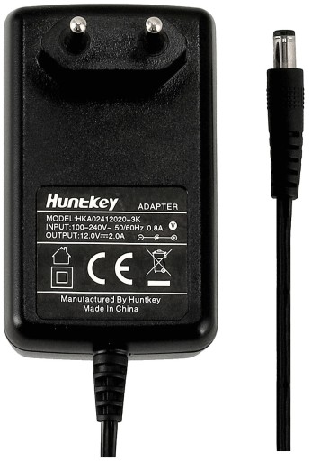 Zásuvný zdroj pre LED pásiky 2A 24W 12V 2,1mm HK