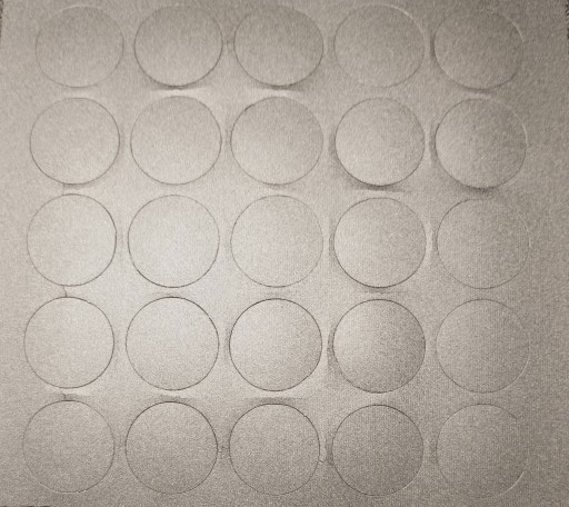 Čiapka samolepiaca 14mm HLINÍK /978/ 25 ks.