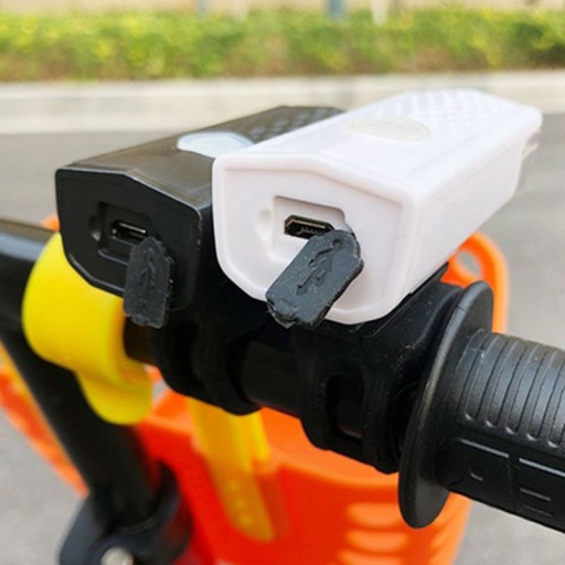 CREE High Power LED predné svetlo na bicykel, nabíjanie cez USB