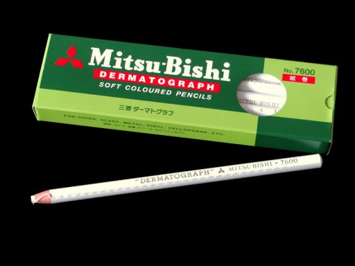 MITSUBISHI 7600 dermatograf pleťová ceruzka sklo
