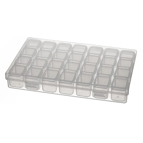 org87 Plastová nádoba organizéra na korálky a drobnosti 170x100mm