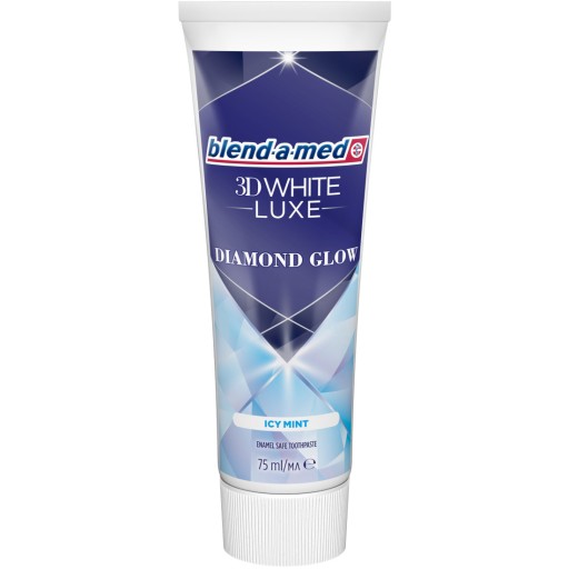 BLEND-A-MED 3D WHITE LUXE DIAMOND GLOW ZUBNÁ PASTA ľadová mäta
