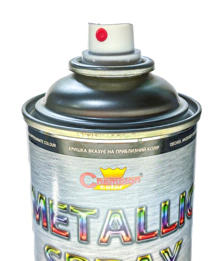 Spray Metallic Black 400 ml Champion