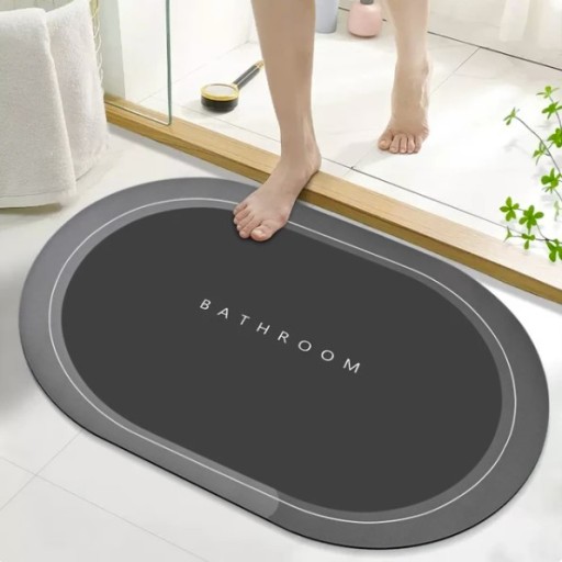 RÝCHLOSCHNÚCA KÚPEĽŇOVÁ PODLOŽKA SUPER ABSORBČNÍ OVÁLNA KÚPEĽŇOVÁ PODLOŽKA