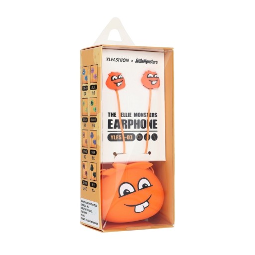 JELLIE MONSTER Orange Headset/slúchadlá YLFS-01 oranžové