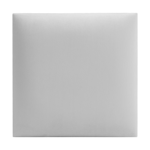 Čalúnený panel Nástenné čelo, mäkké, hladké, svetlosivé, 30x30 cm