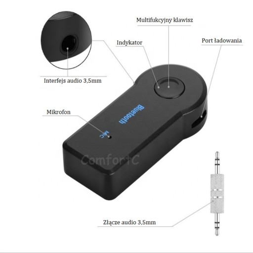 BLUETOOTH AUTO VYSIELAČKA MINI JACK HIT