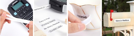 DYMO KOMPATIBILNÁ PÁSKA D1 9 mm 40913 čierna tlač biele pozadie pre LM160