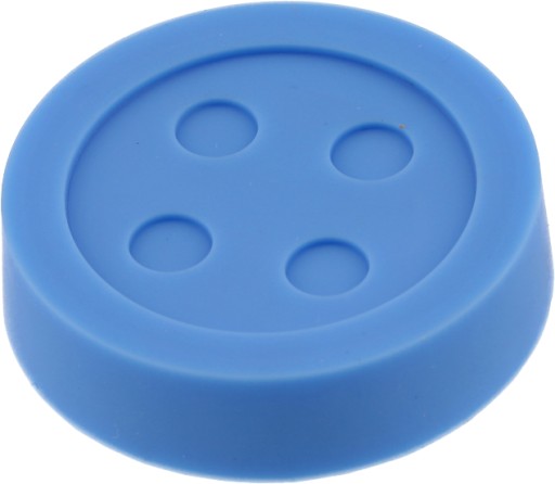 Nábytkový gombík BUTTON rukoväť, priemer: 42 mm, farba: modrá, GTV