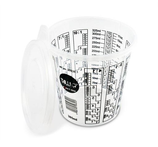 Nádoba na miešanie farieb T4W so stupnicou 385 ml
