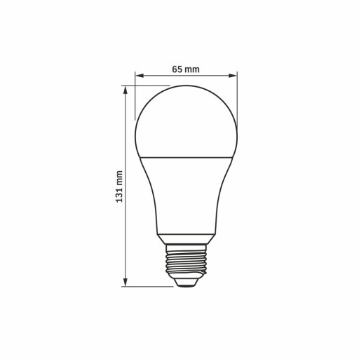 Videx LED žiarovka 15W E27 1520lm, neutrálna farba