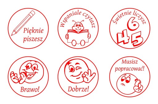 Pečiatky smajlíkov. Známky