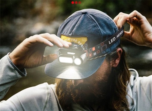 VÝKONNÁ LED HLAVNÁ LAMPA REFLEKTOR COB HLAVNÁ LAMPA VODEODOLNÁ
