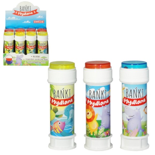 MYDLOVÉ BUBLINY 60 ML VESELÉ ZVIERATKÁ rôzne prevedenia