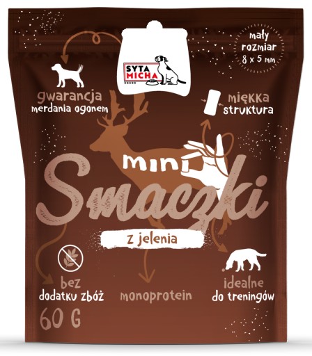 SYTA MICHA MINI DOG CHUTE OD JELEŇA 60g