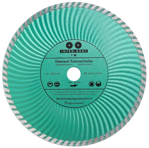 TURBO DIAMANTOVÝ KOTÚČ DO BETÓNOVEJ KOCKY 230 mm